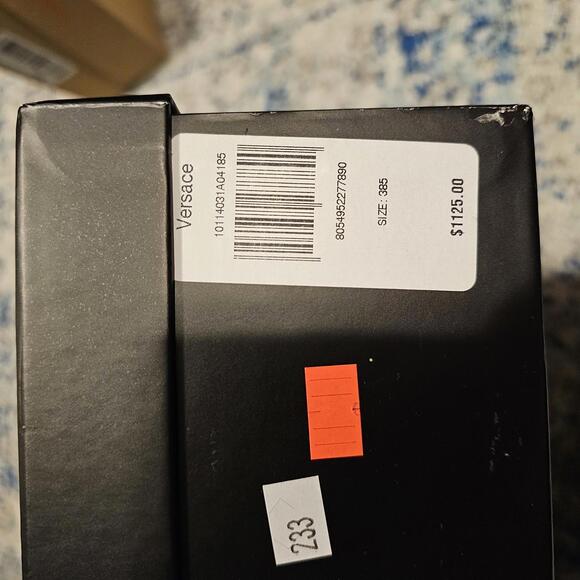 New Versace 110mm Crystal-Embellished Silk Stiletto Sandals sz 38.5 - Picture 6 of 7